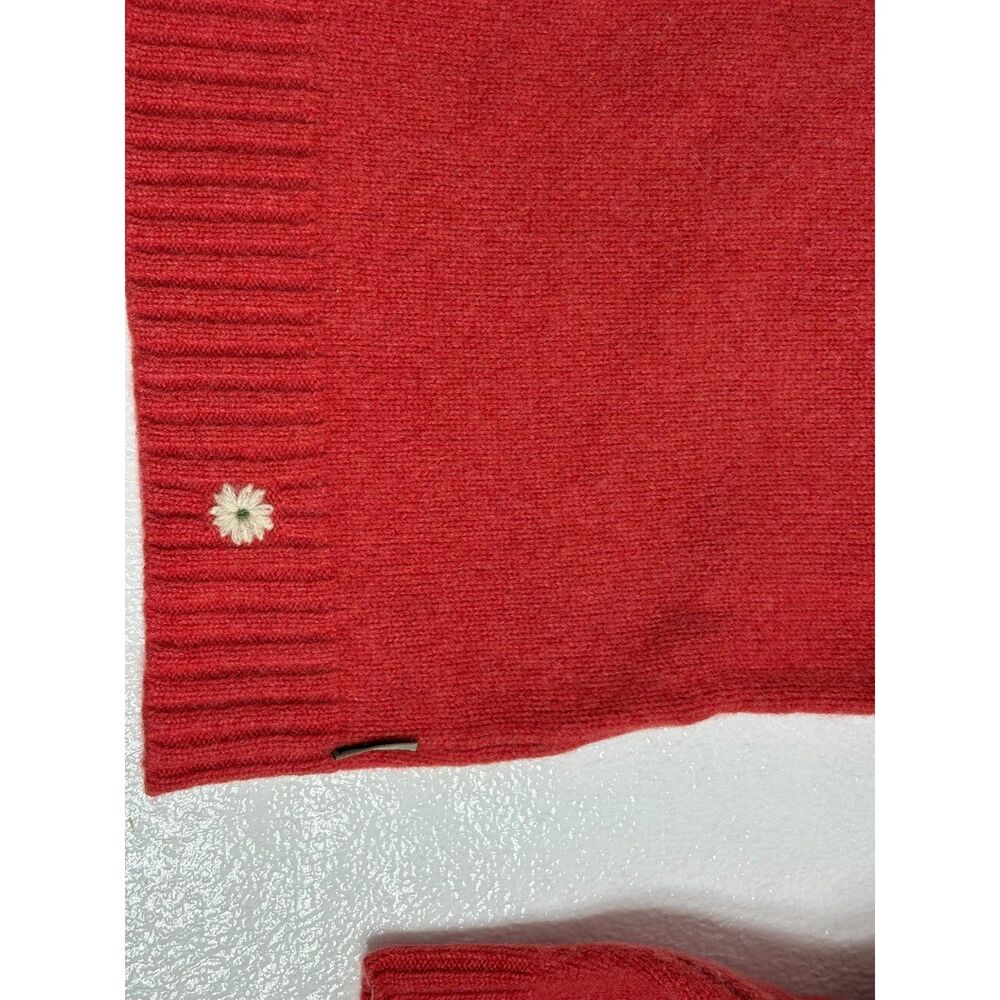 Woolrich Sweater Womens X-Large Vintage Pullover Nordic Winter Coral Lambs Wool - Picture 9 of 14